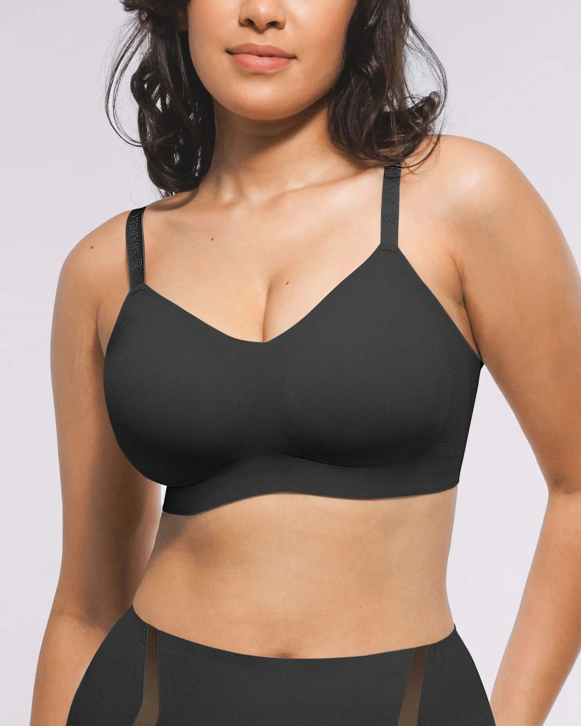 Bonnet ample (D+) / Noir / 3X+