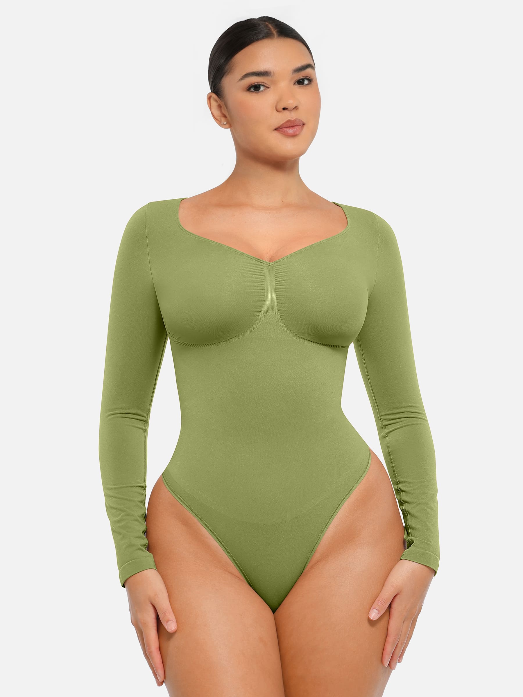 Body Contrôle du Ventre / Vert Olive / 3XL