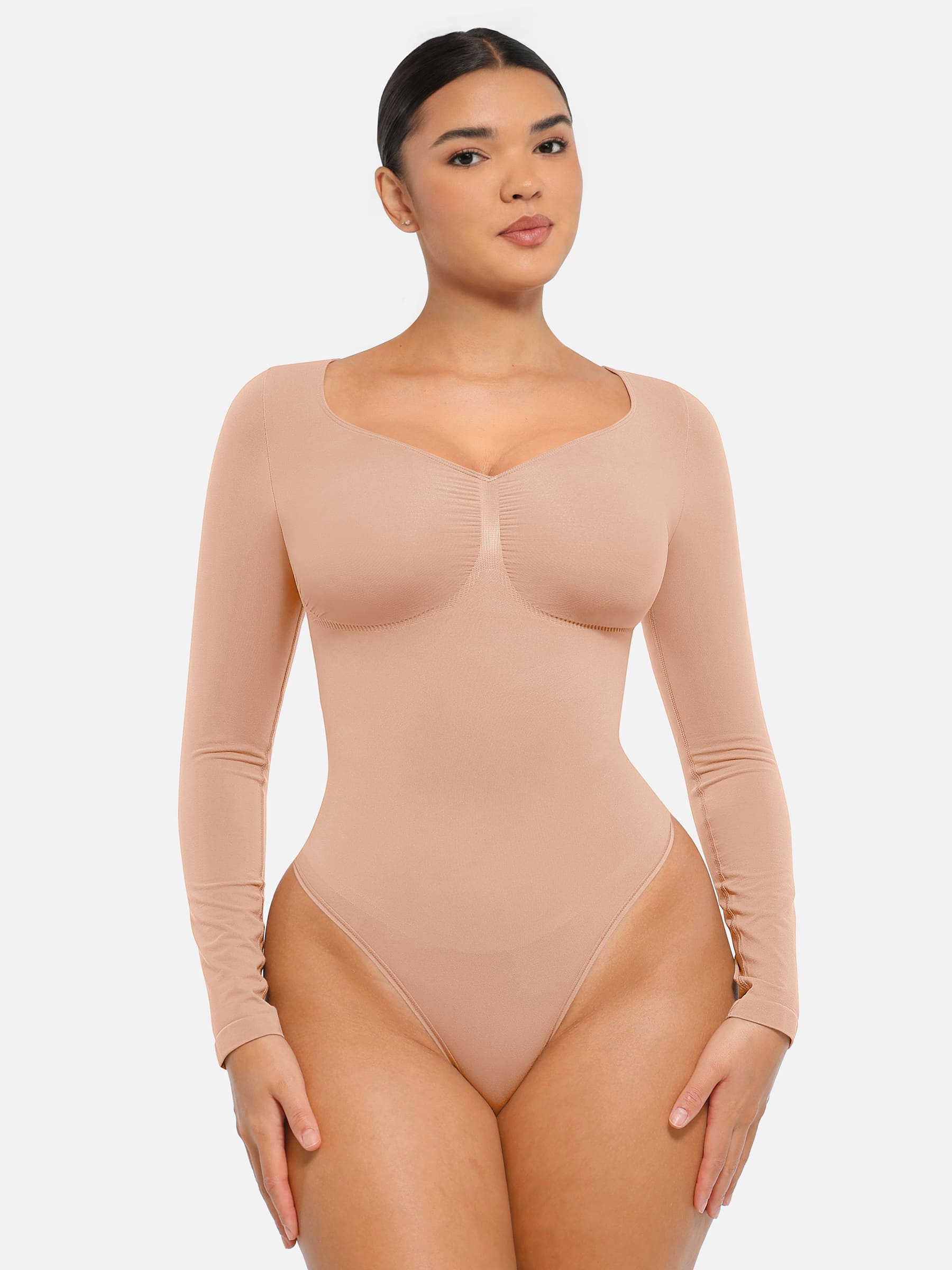 Body Contrôle du Ventre / Marron Châtaigne / 3XL
