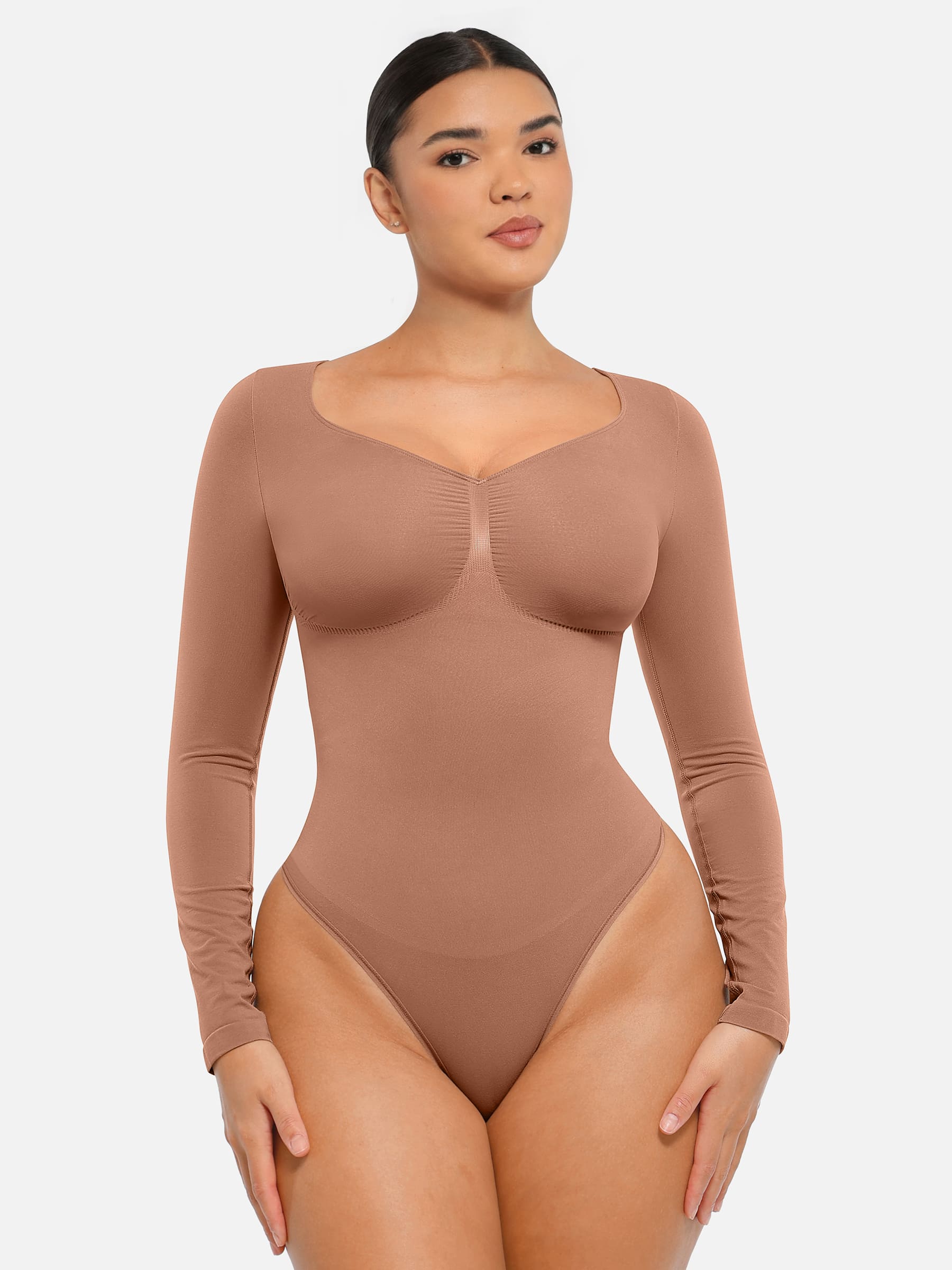 Body Contrôle du Ventre / Marron Moka / 3XL
