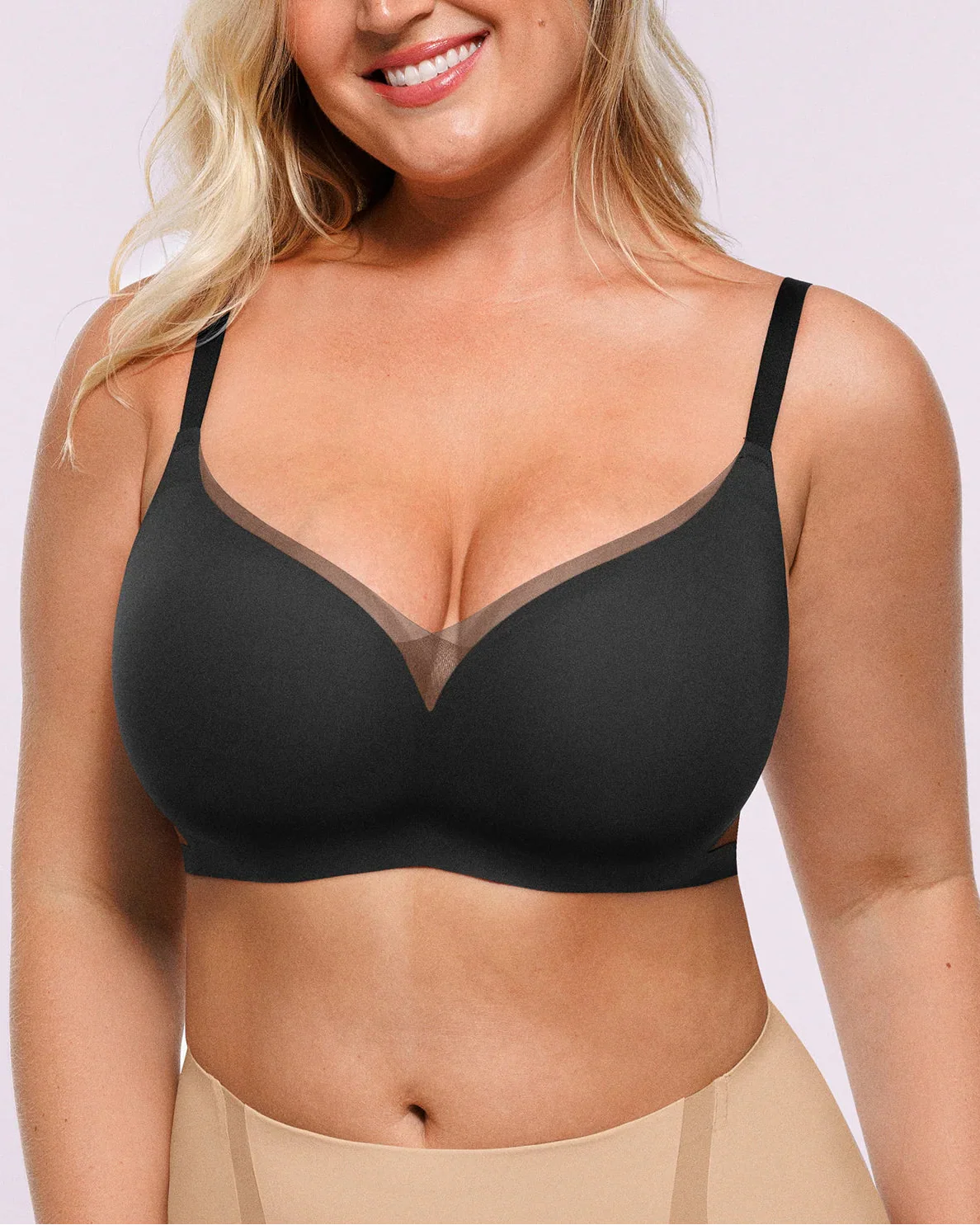 Bonnet Ample (D+) / Noir / 3X+
