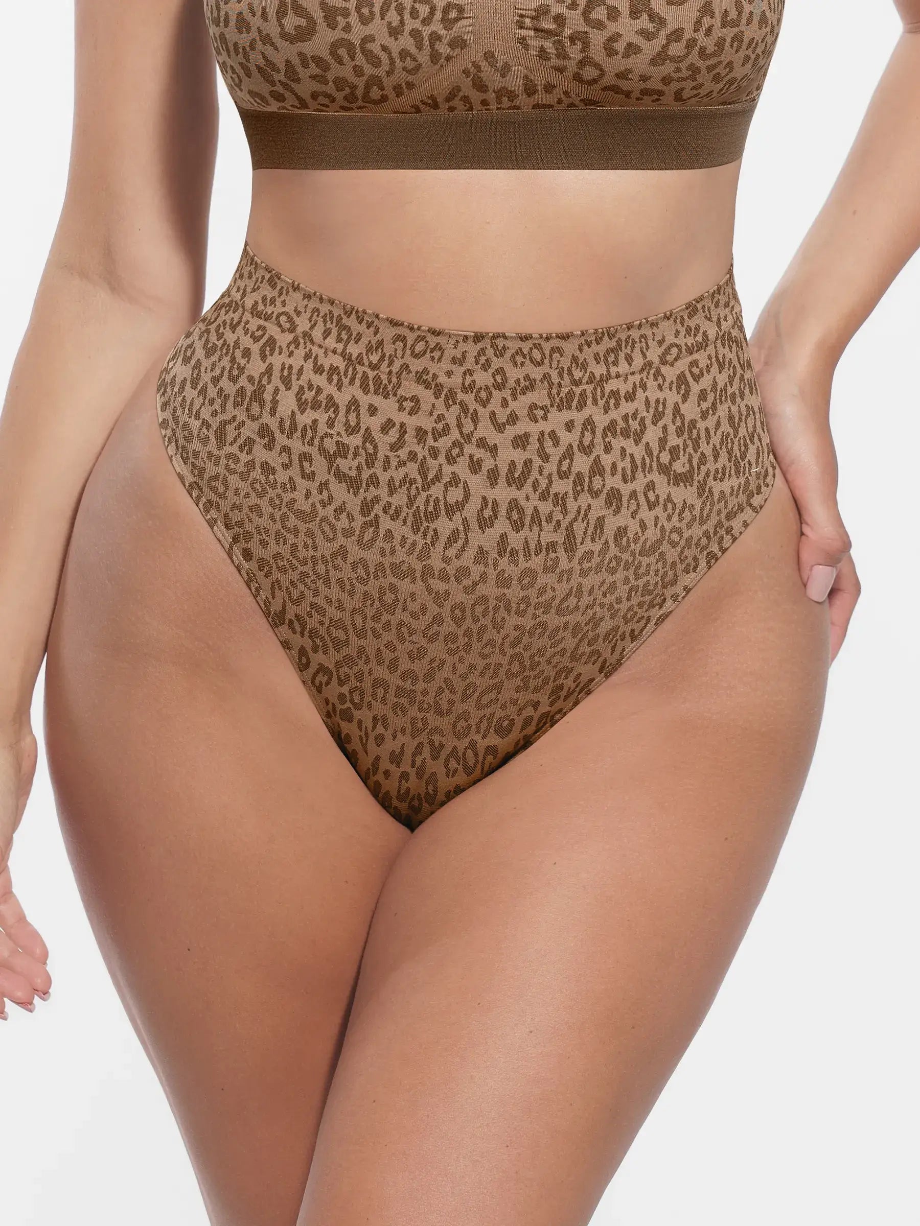 Leopard Print Panties / Brown Leopard Print / 3XL