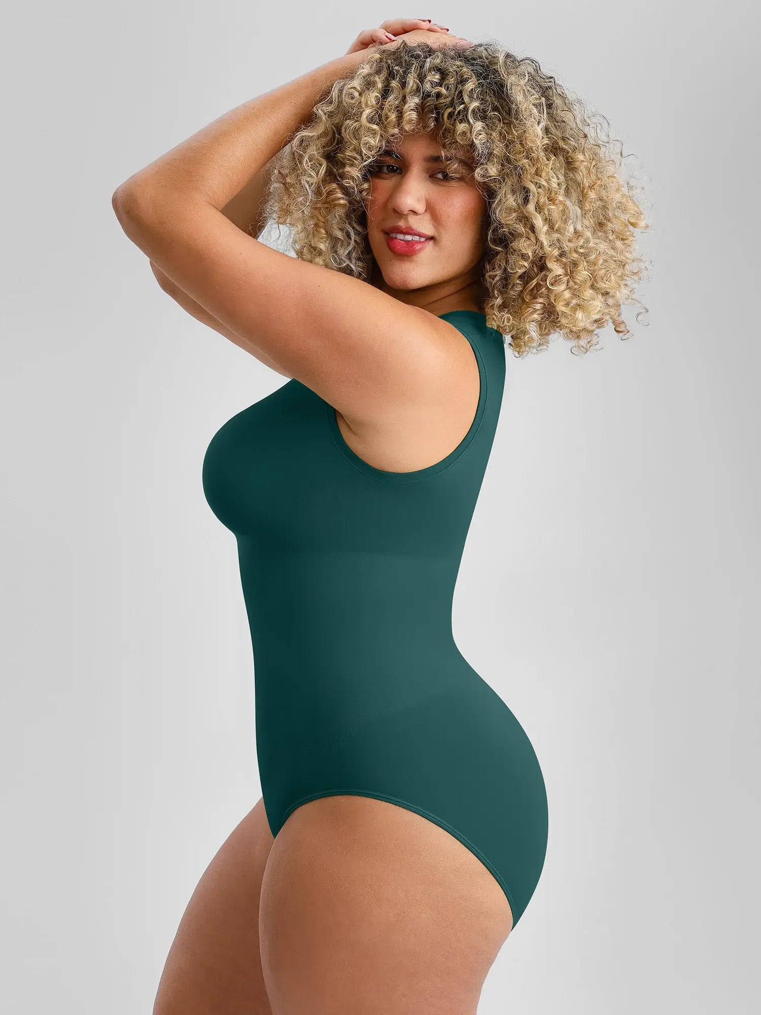 Sans Manches Col Ronde / Néo-Jade / 3XL/4XL