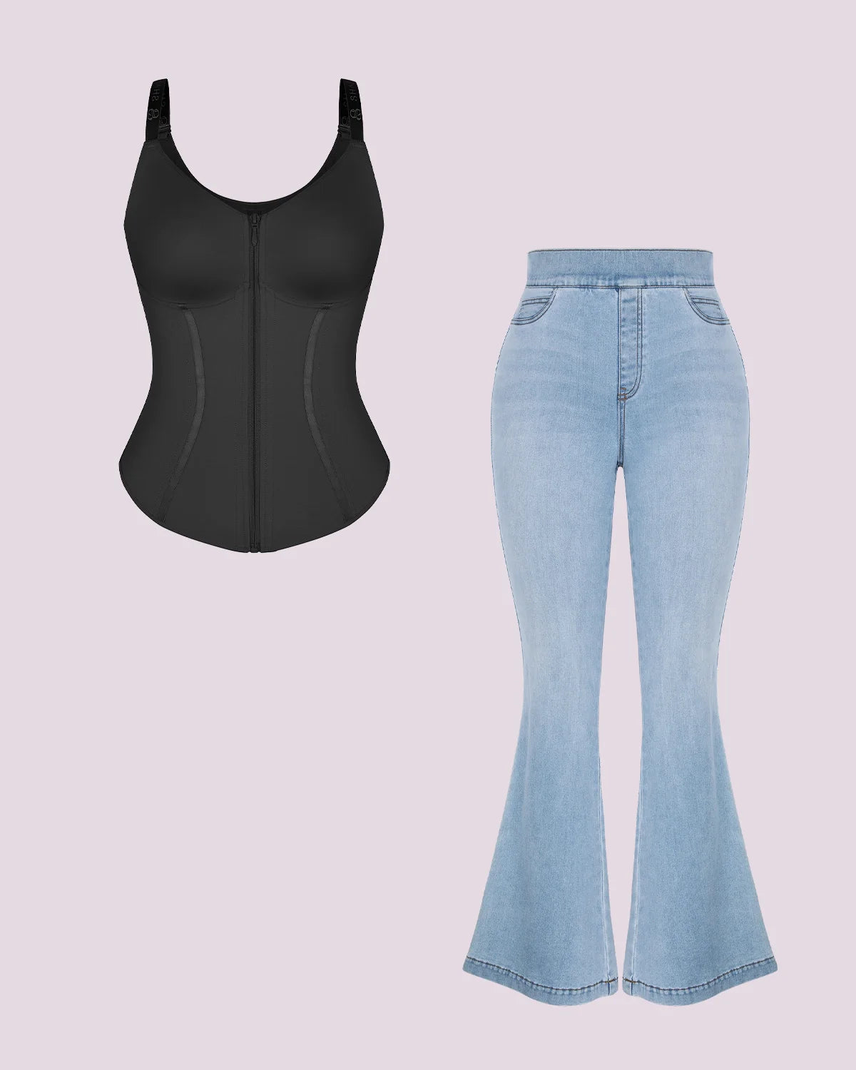 Noir/Bleu Clair